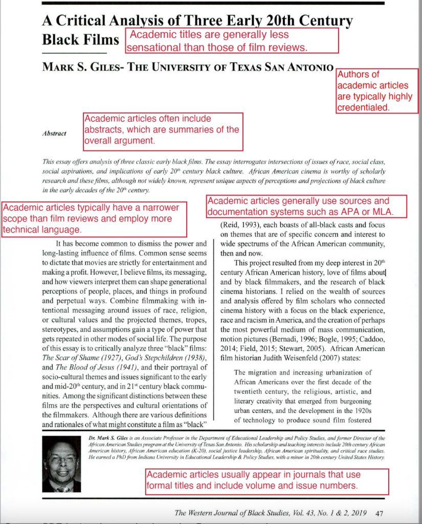 Academic article