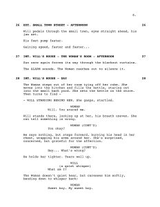 Animal screenplay page